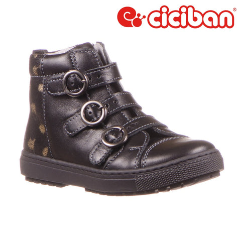 Carmen Black 05 - Side Zipper Shoe