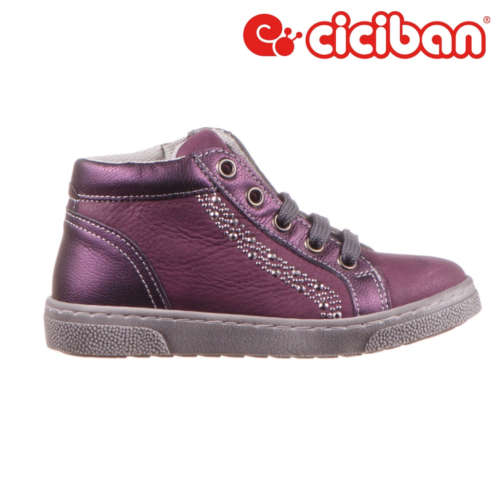 Carmen Viola 23 - Textile Lining Side Zipper Shoe