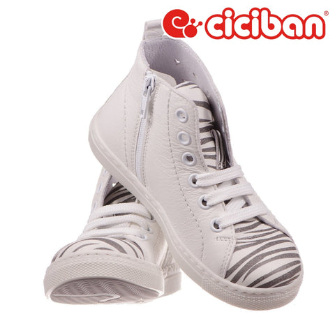 Spring White 49 - Side Zipper Shoe