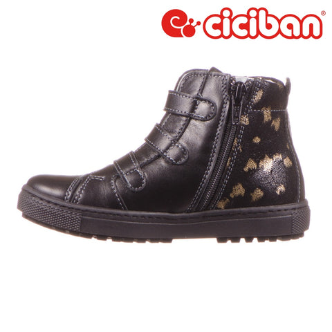 Carmen Black 05 - Side Zipper Shoe