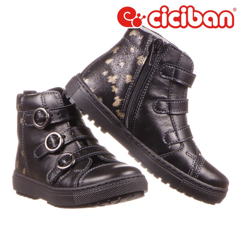 Carmen Black 05 - Side Zipper Shoe