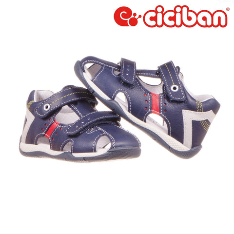 Over Navy 48 Sandal