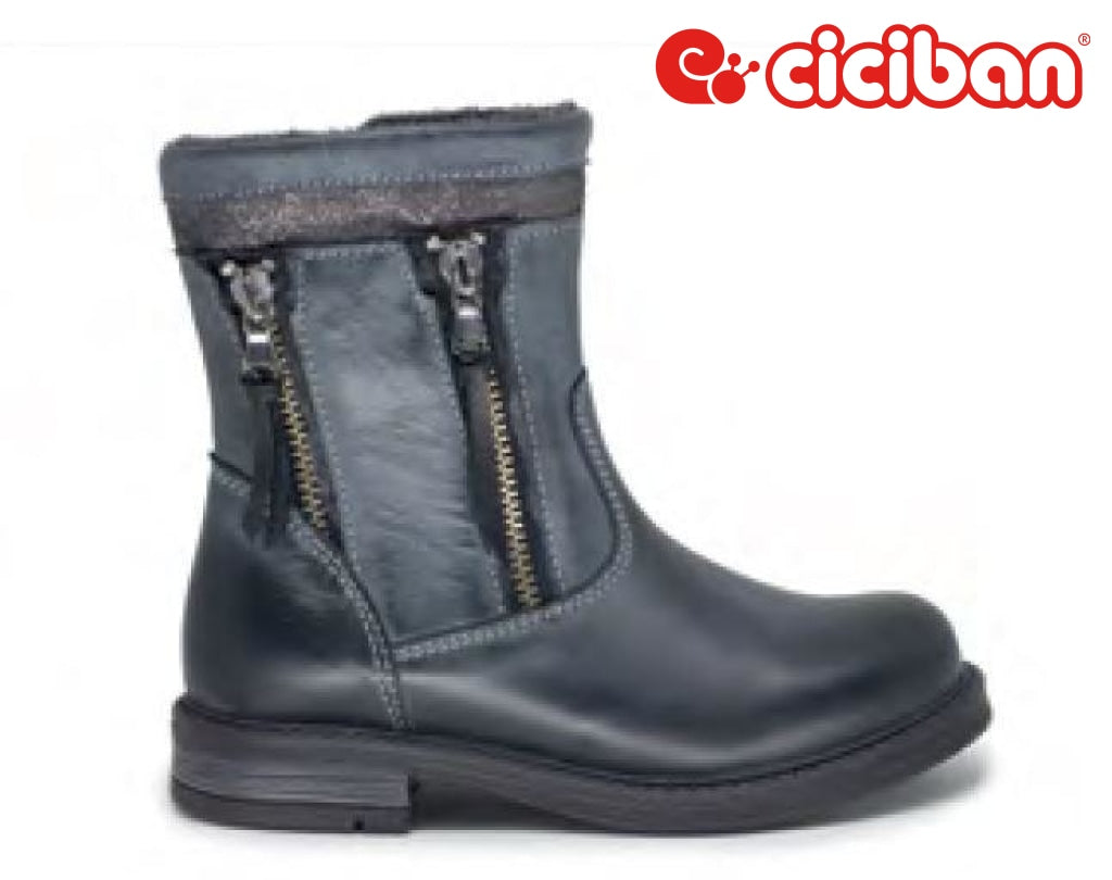 Tania Carbon 10 - Fleece Lining Side Zipper Boot
