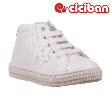 Urban White 40 - Textile Lining Side Zipper Shoe