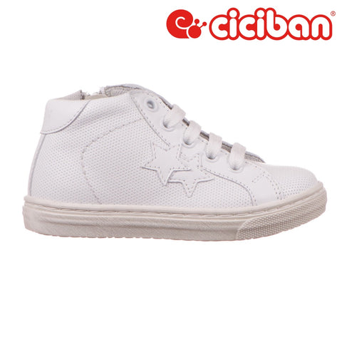 Urban White 40 - Textile Lining Side Zipper Shoe